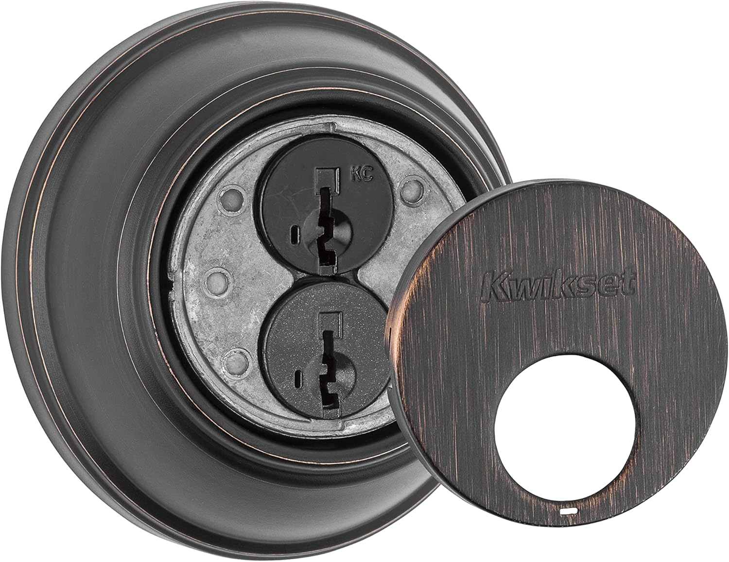 Uр Tо 40% оƒƒ Kwikset 817 UL 11P SMT RCAL RCS Key Control Single Cylinder Ul Deadbolt Featuring Smart Key, Venetian Bronze