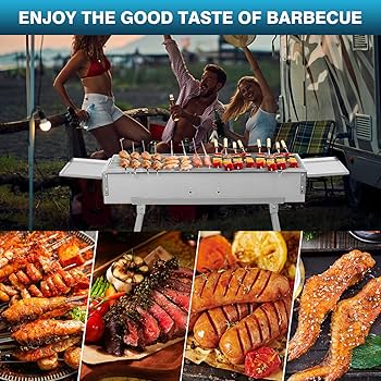 Amazon.com: IRONWALLS Portable Charcoal Grill Outdoor