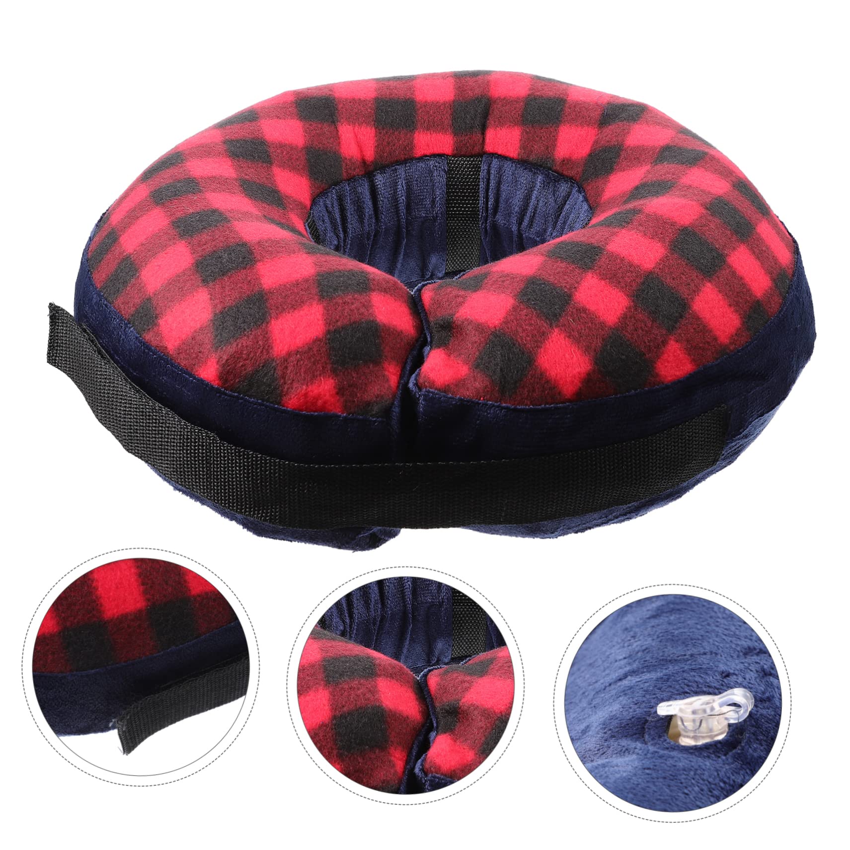 SUPVOX 3pezzi Collare Inflabile Per Per Cani e Gatti Protezione Comfort Per Dopo Intervento Design Innovativo Forma Di Donut Facile Da Indossare Leggero e Sicuro Per Evitare Leccate e