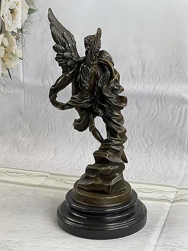Miniatura 4 de Regalo Decoración Escultura de bronce de mármol AngelÊ Psyche and ErosÊ Figura de estatua nr