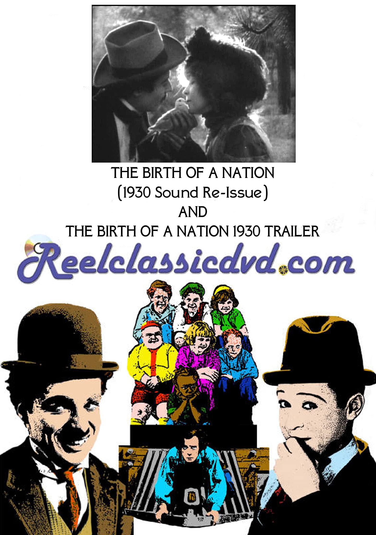 The Birth of a Nation DVD de importación estadounidense edición sonora de 1930 con tráiler
