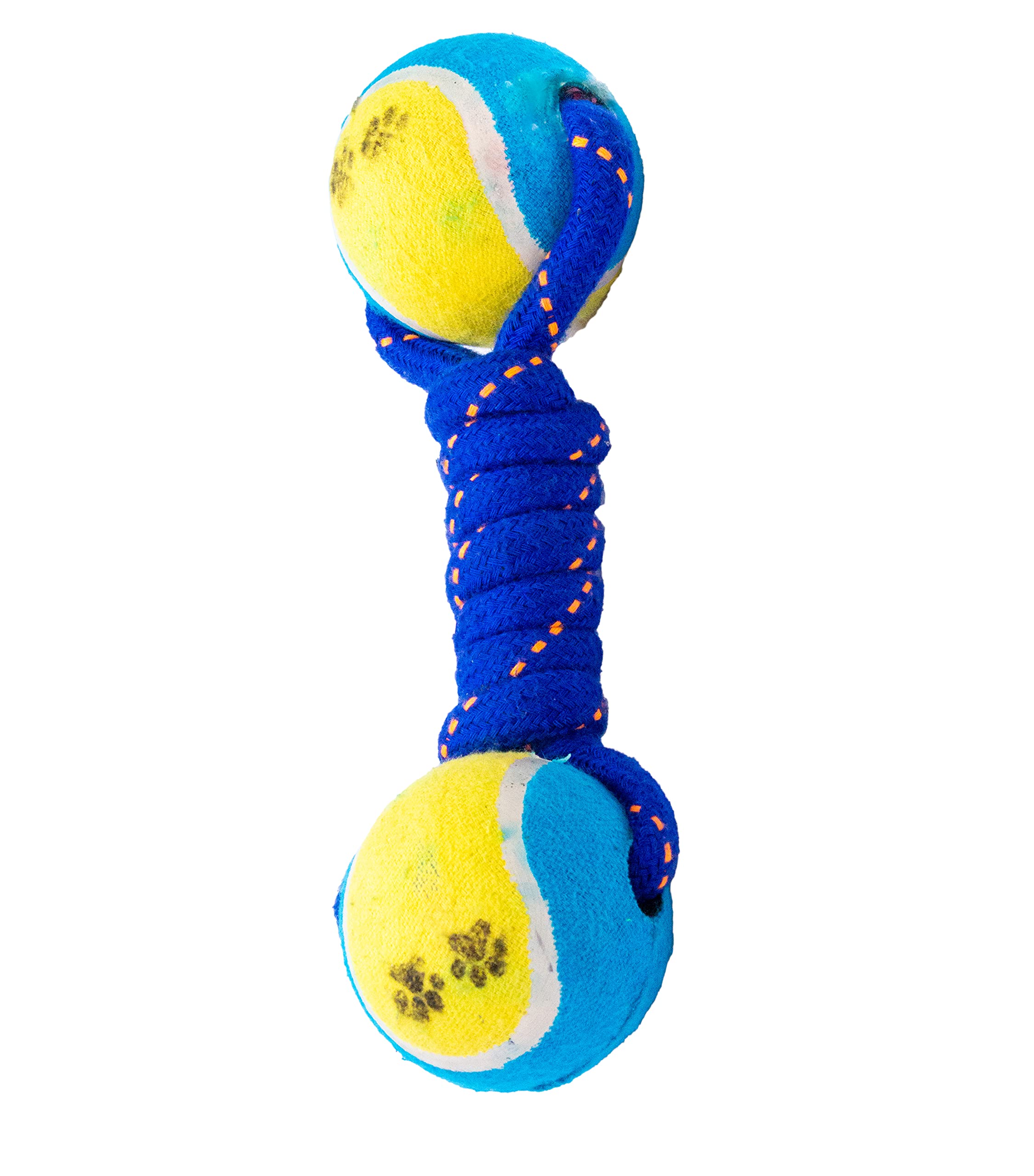 See full amazon price history chart for The Woof Company Cotton Chewable Tennis Dumble for Dog Teething, Playing, Tug Ball for Dogs (Blue & Yellow) The Woof Company Cotton Chewable Tennis Dumble for Dog Teething, Playing, Tug Ball for Dogs (Blue & Yellow) (B09FG99KGP) Amazon Price History, Amazon Price Tracker