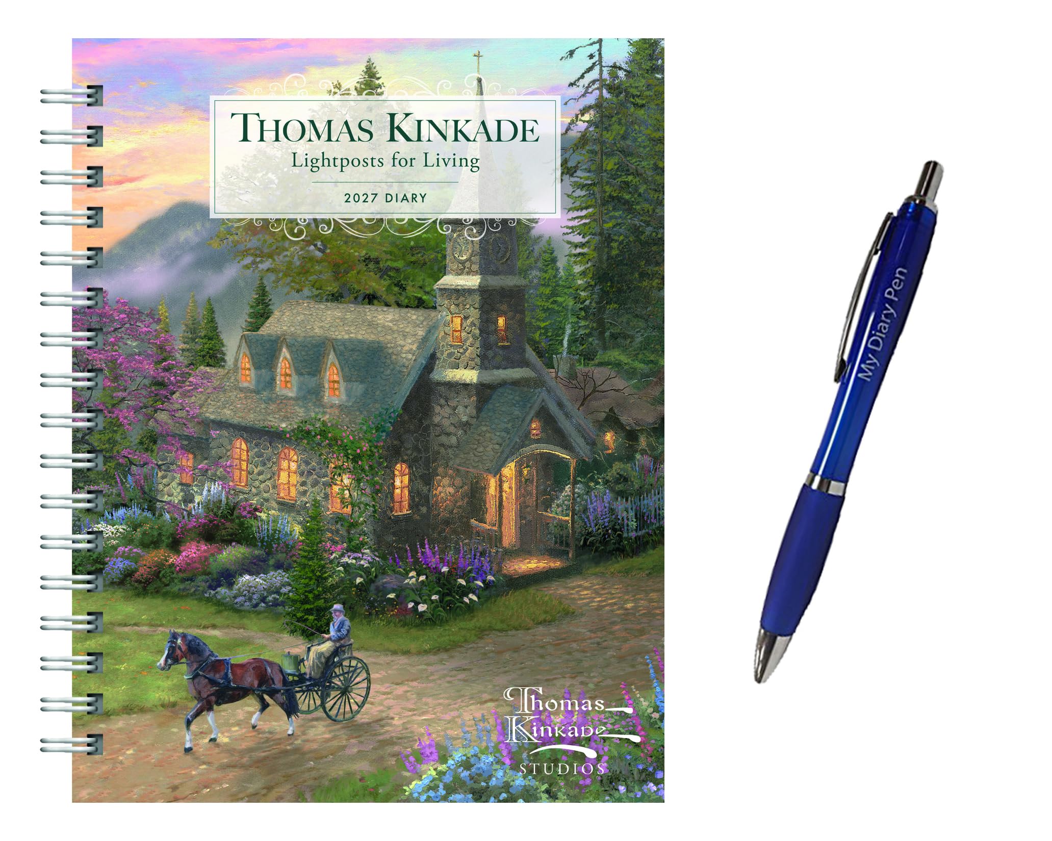Kinkade Thomas, Lightposts for Living Deluxe Diary 2027 + Exclusive Limited Edition Pen