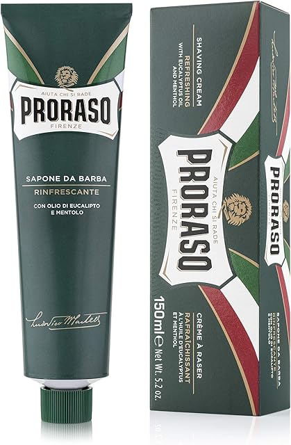 Proraso 8004395001118 Krem do Golenia w Tubce Eukaliptusowy, 150 ml, Zielony