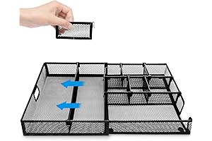 Expandable Desk Drawer Organizer Tray for Enhanced Workspace Efficiency