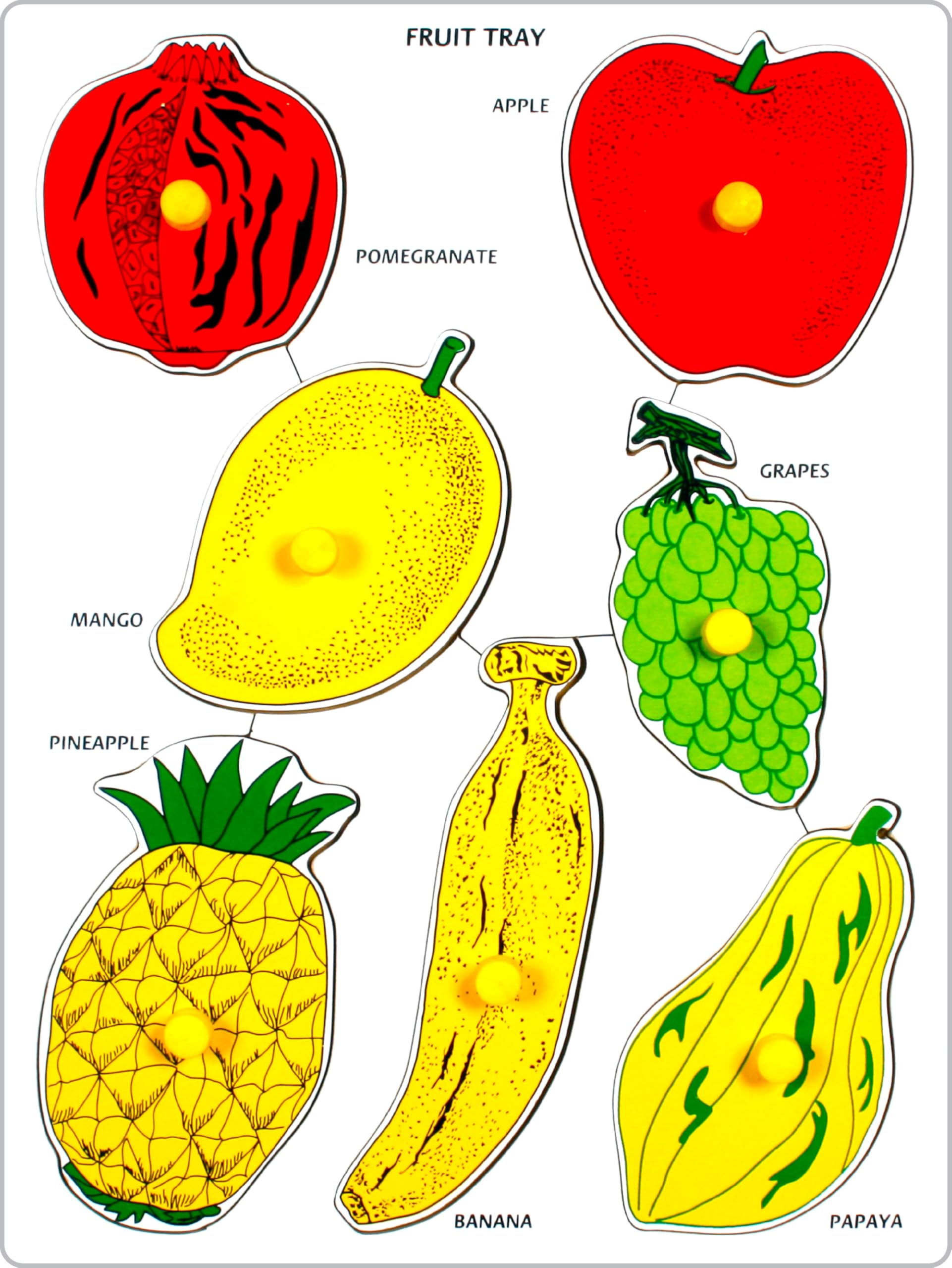 Little Genius Fruit Tray Illustration Puzzle(SP-11)-image-41