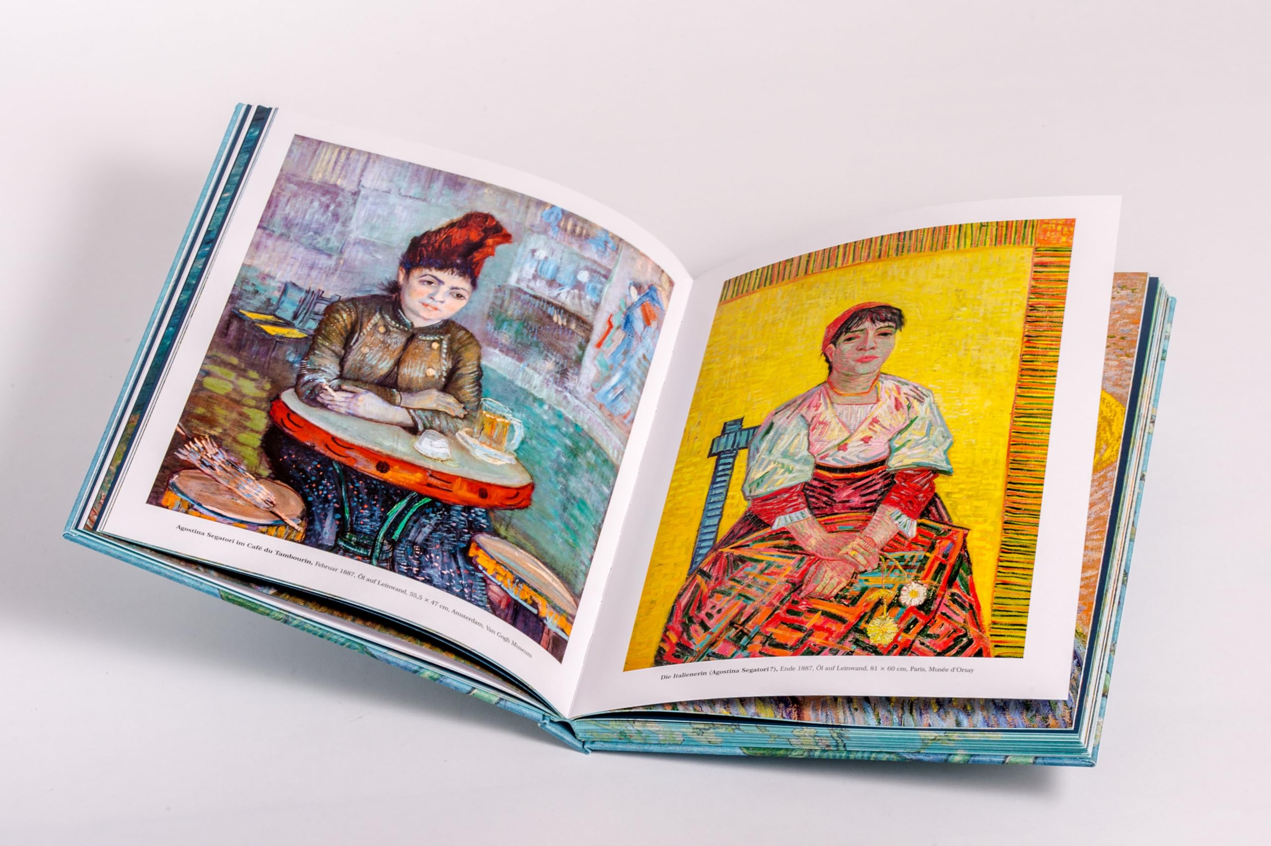 Van Gogh: Meisterwerke - Kunst groß im Bild - Seine Hauptwerke in einer attraktiven Leinenausgabe mit Motiv-Farbschnitt und sechs opulenten Ausklapptafeln (Meisterwerke im Großformat, Band 1)