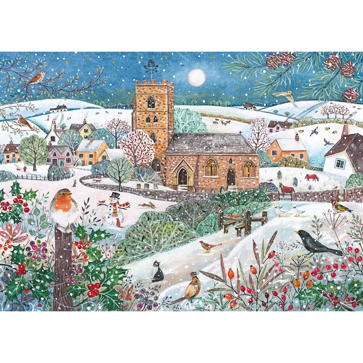 Winter Village Jigsaw Puzzle, Jigsaws & Puzzles, Lifestyle, Gift