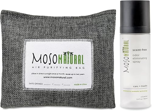Vista 17 de Moso Natural Ambientador y desodorante para automóvil, absorbente de olores de carbón de bambú de larga duración, eliminador de olores no tóxico