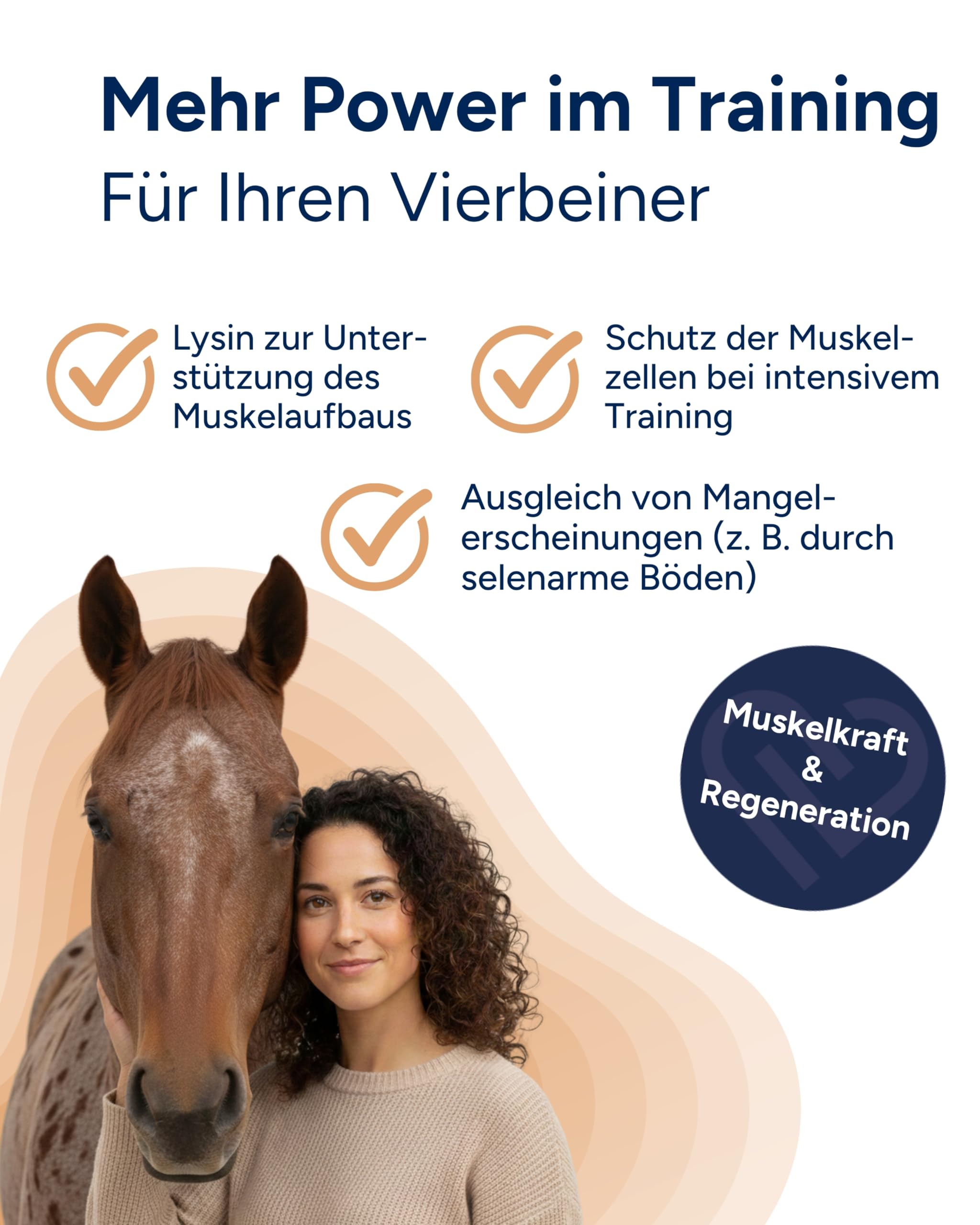 NutriLabs Vitamin E, Selen & Lysin Pulver für Sportpferde 3 kg - Pferdezusatzfutter - Selen für Pferde - Vitamin E Pferd - Sportpferde Nahrungsergänzung - Vitalstoffe für Sportpferde