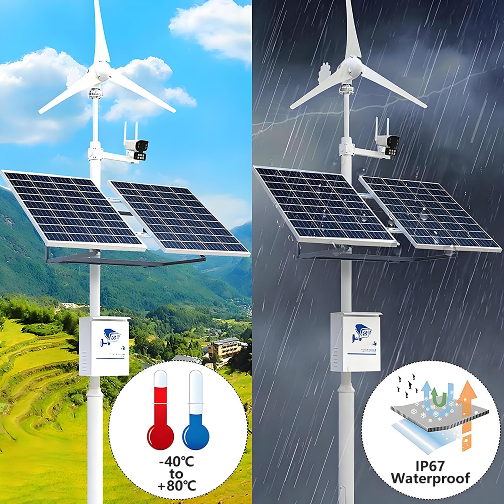 Kit Pannello Solare Flessibile 300W Pannelli Solari Monocristallini Fotovoltaici Moduli 40A Regolatore di Carica per Case Mobili Auto Barche Caravan Caricabatterie 8 * 300W