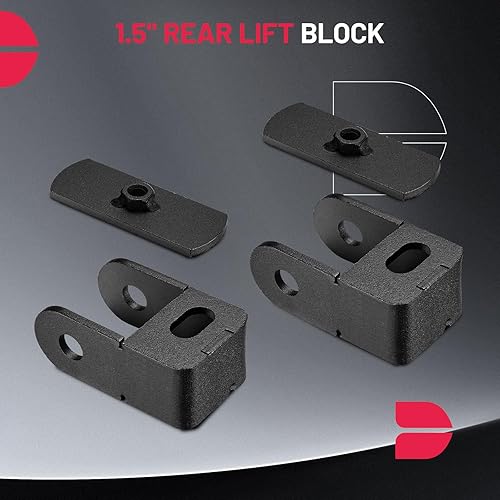 Miniatura 3 de BDFHYK Kit de nivelación delantera de 2 pulgadas para Ram 2500 3500, soportes de reubicación de amortiguadores espaciadores compatibles con Ram