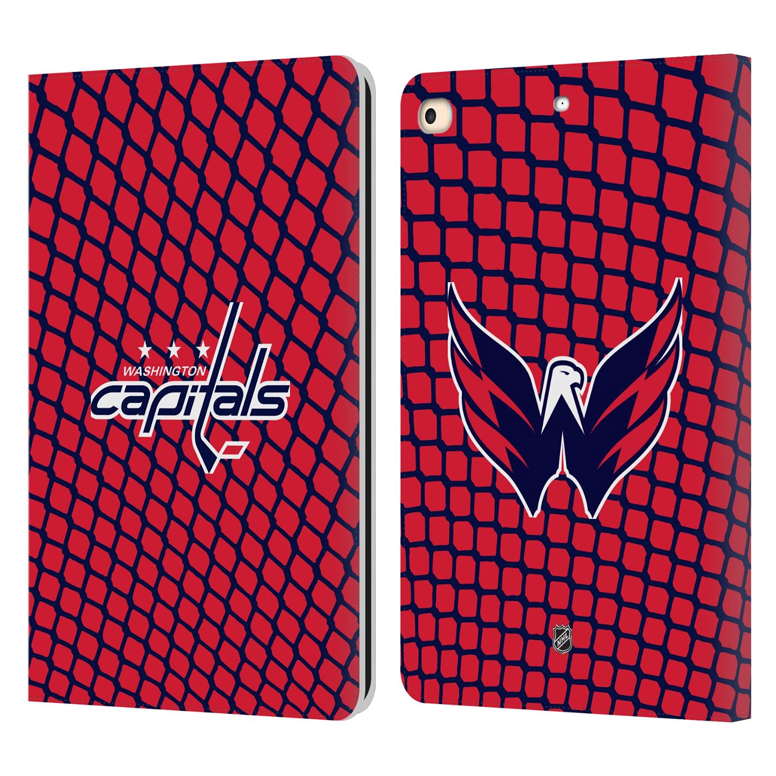 Étui en cuir iPad 9.7 Washington Capitals finition haut de gamme
