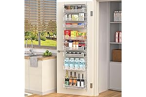 Over the Door Pantry Organizer for Enhanced Room Storage