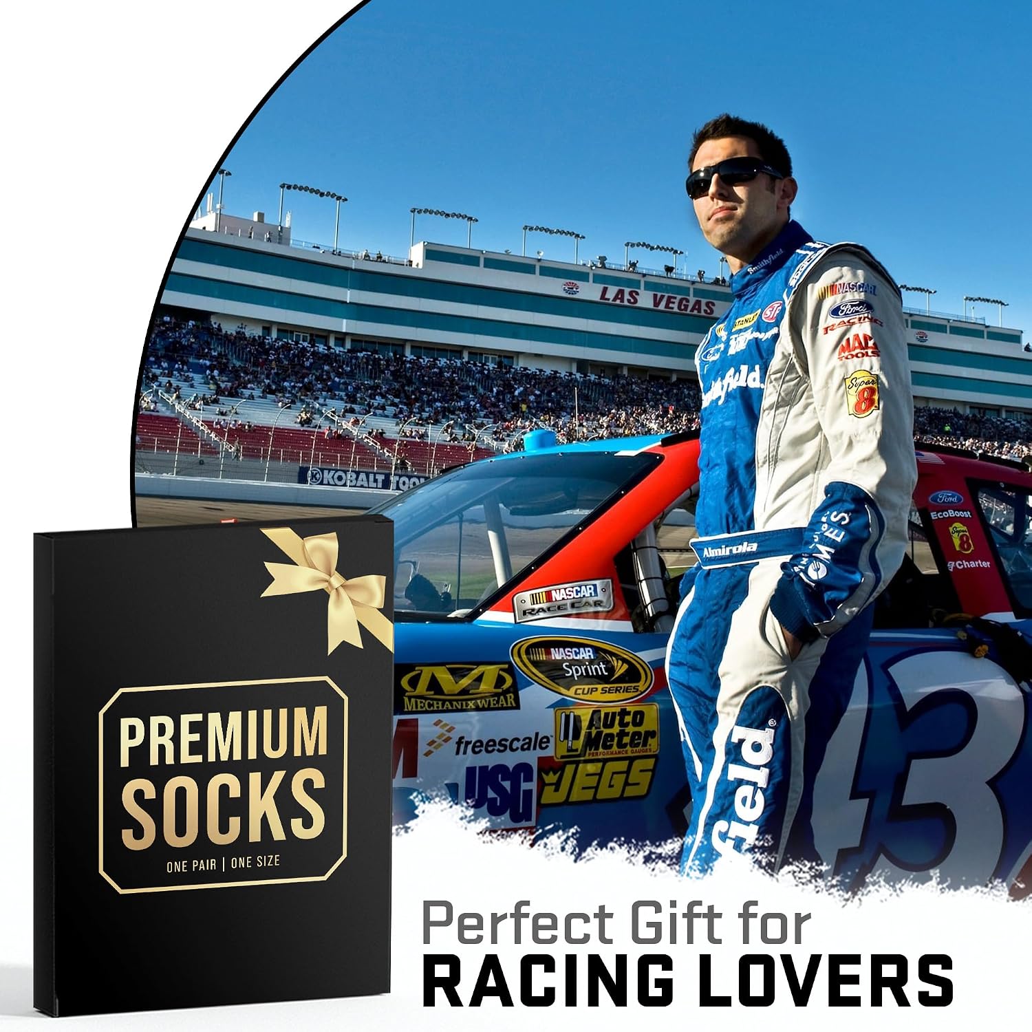 VICRAZY Racing Car, Sport Car Socks for Men, Women - Formula 1 Gifts, Racing Socks, Stocking Stuffers for Men, Women image 4