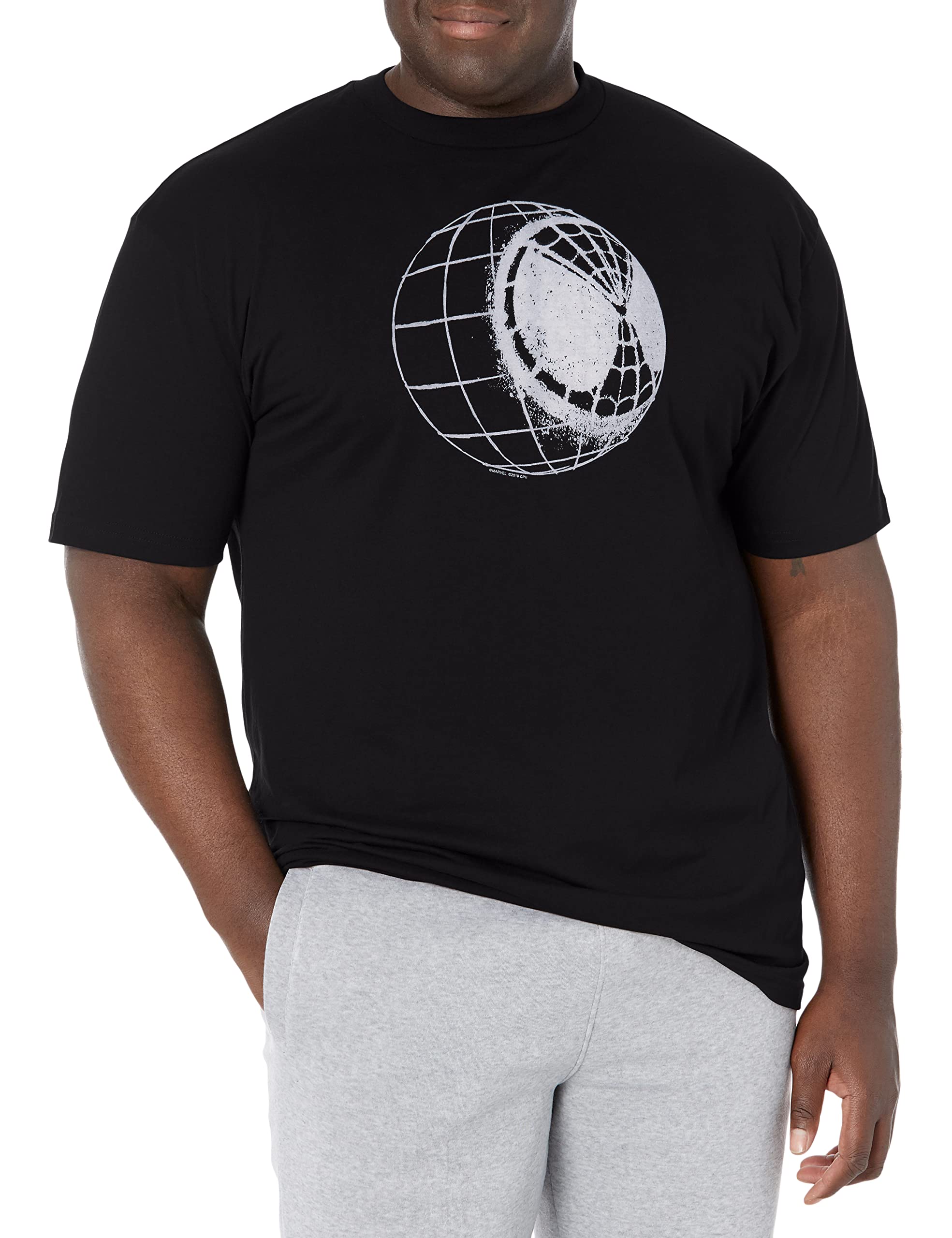 T-shirt Spider-Man Marvel Globe pour homme 100% coton col rond - 3