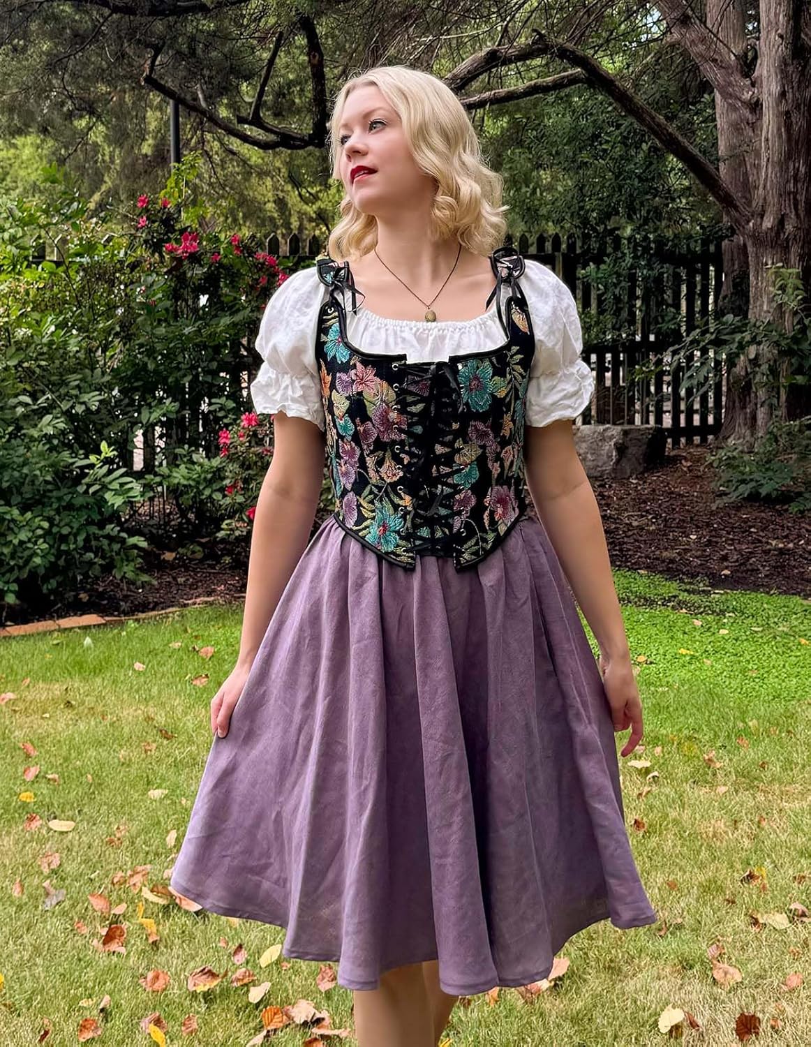 Scarlet Darkness Women Renaissance Corset Pirate Bustier Top Bodice Bodyshaper - Image 3