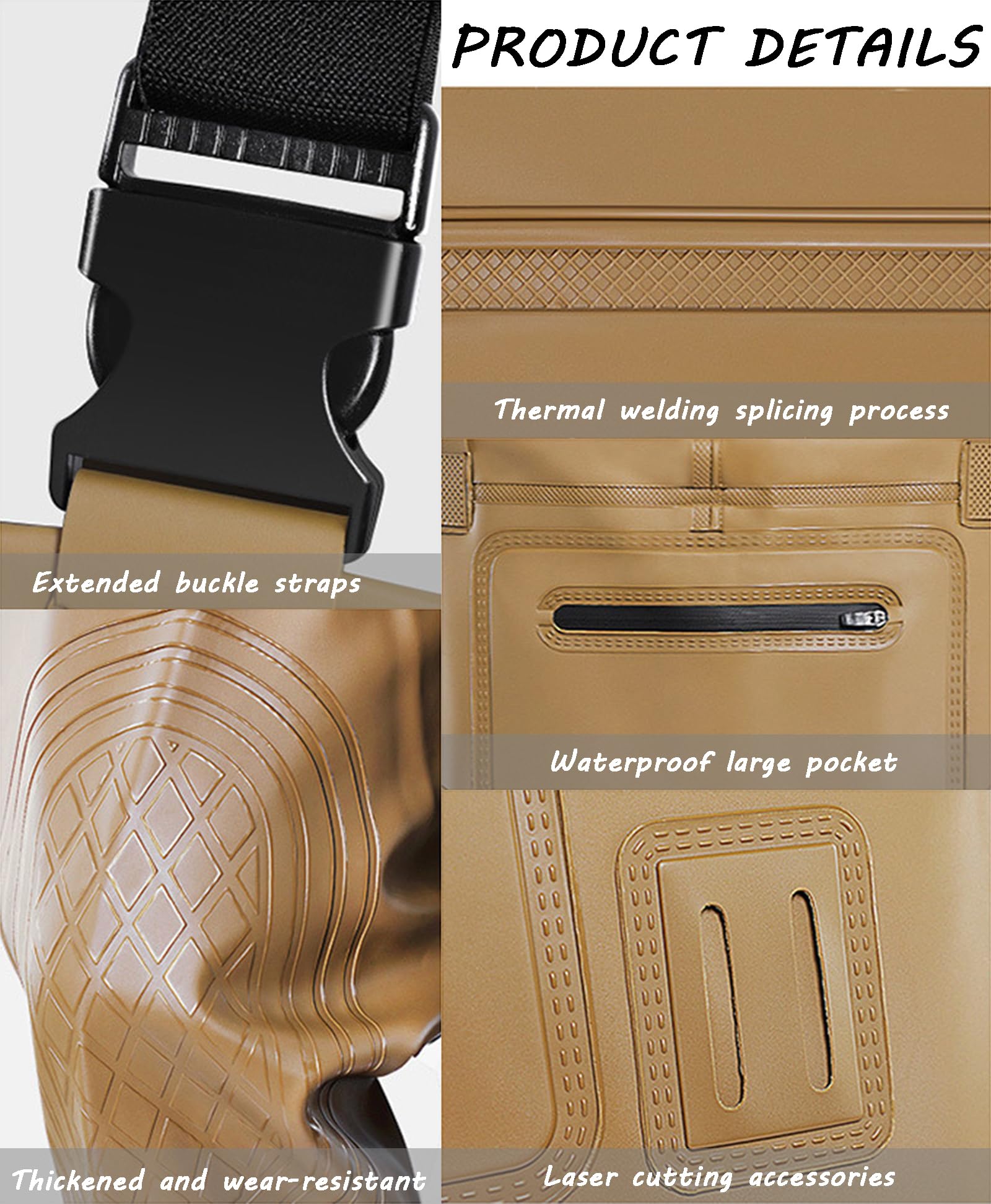 Vadeadores De Pesca con Botas Impermeables para Pescar Caza Waders Transpirables Ropa Pantalones para Pescador Hombre Y Mujer Impermeables Vadeador Pantalones De Pesca