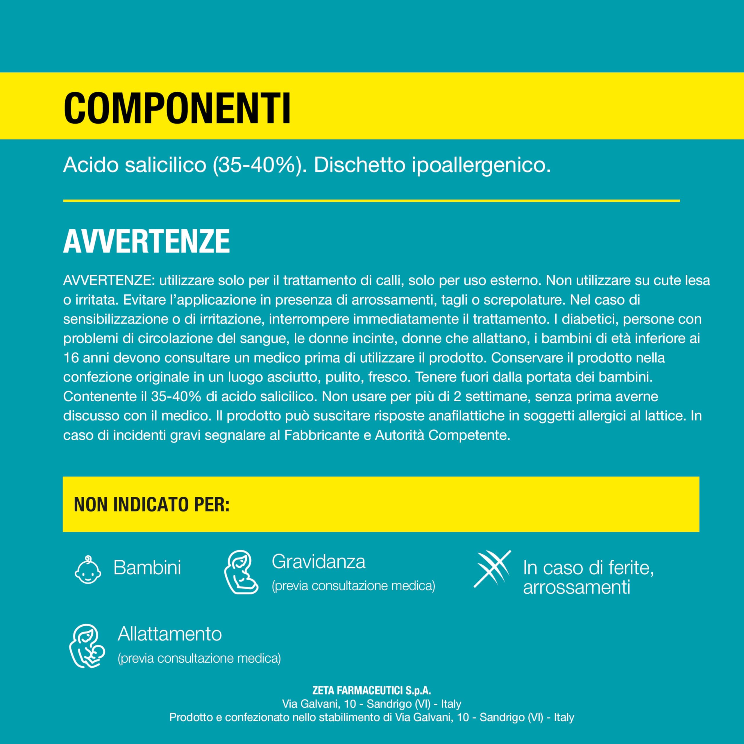 Zetafoot Cerotti Paracalli Maxi + Dischetti Callifughi, Protezione e Trattamento dei Calli, Morbidi e Ipoallergenici, Confezione 8+9 Pezzi