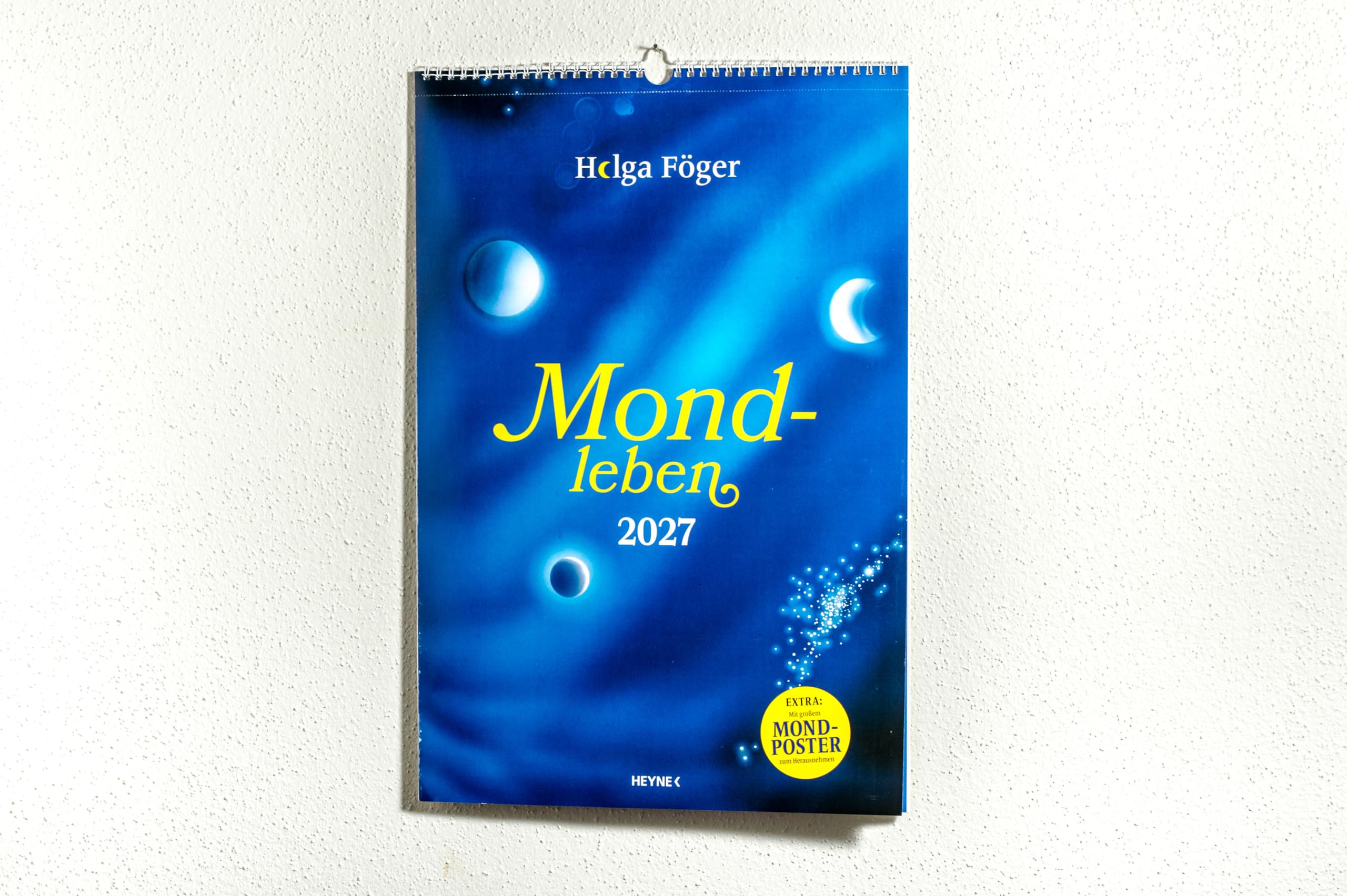 Mondleben 2027: Der große Wandkalender – Mit farbigem Mond-Jahresplaner als Poster zum Herausnehmen – 33,0 x 48,5 cm