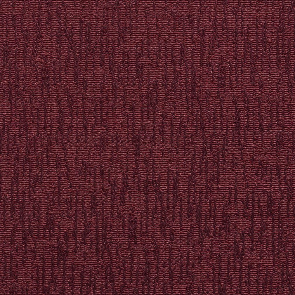 Burgundy Solid Jacquard Woven Contemporary Upholstery Grade Fabric by The Yard - SKU: Donovan Cranberry