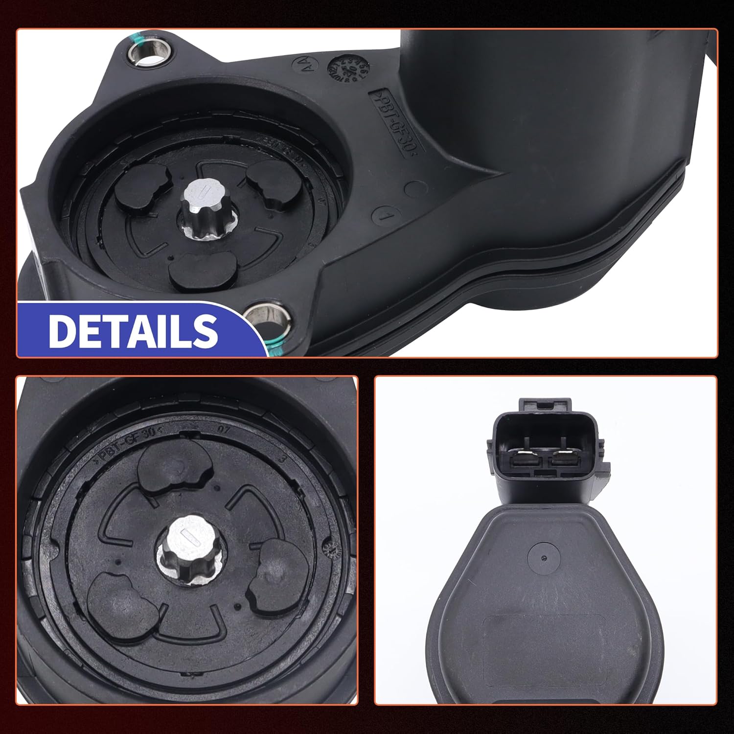 HiSport Rear Parking Brake Actuator - Compatible with Ford F-150 2015-2023 Replaces FL3Z2B712A JL3Z2B712A