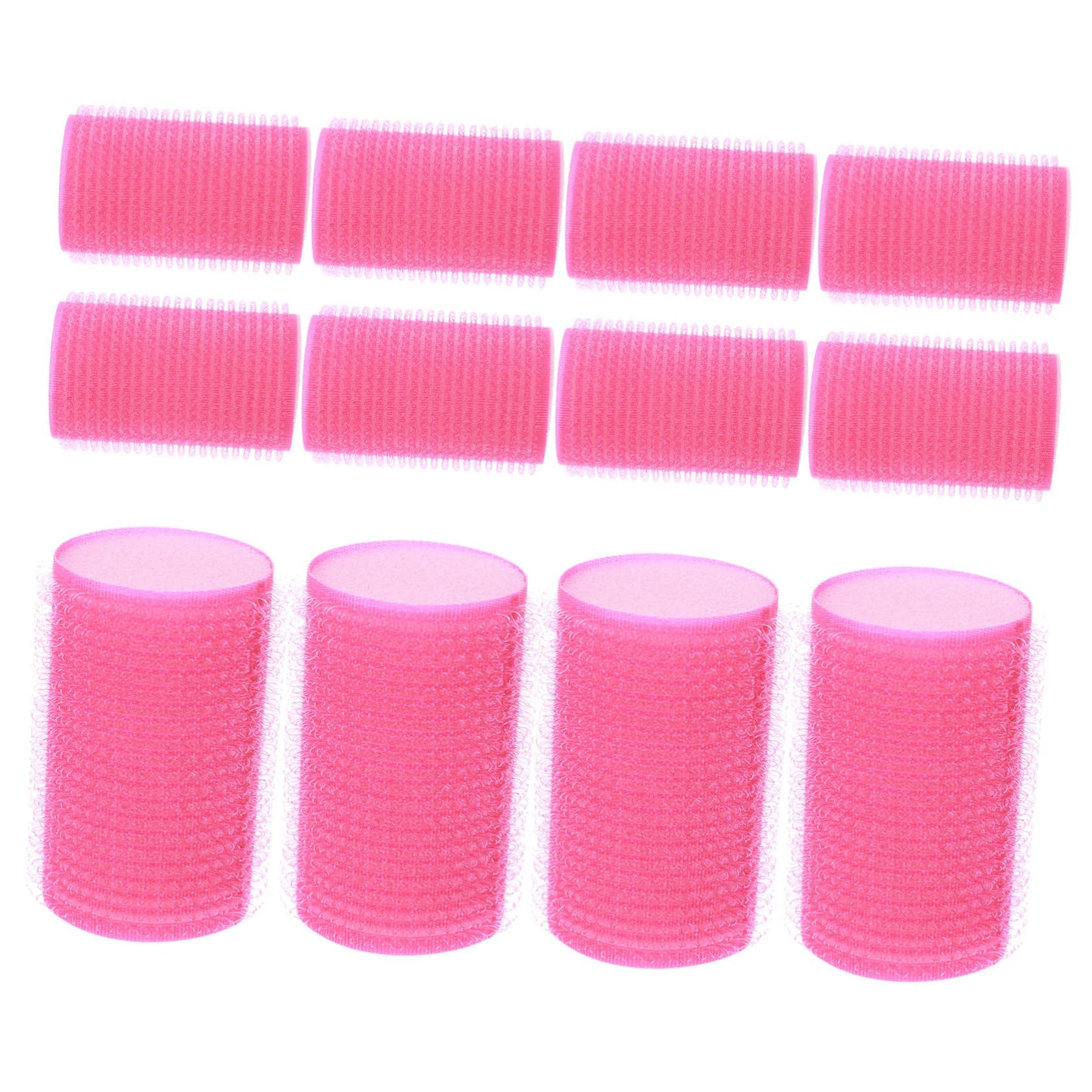 Healeved 12pcs Sponge Hair Curlers Self Grip Styling Rollers Foam Hair Rollers for Women and Girls Natural Fluffy Curls