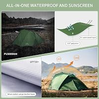 Naturehike Professional 2 személyes vízálló ultralight sátor 3-4 évszakos kempingezéshez 2