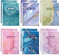 Vista 30 de Sinmoe 12 piezas Mini álbum de fotos 4x6 para 36 fotos, pequeño libro de fotos 4x6, libro de imágenes para graduación, boda, aniversarios