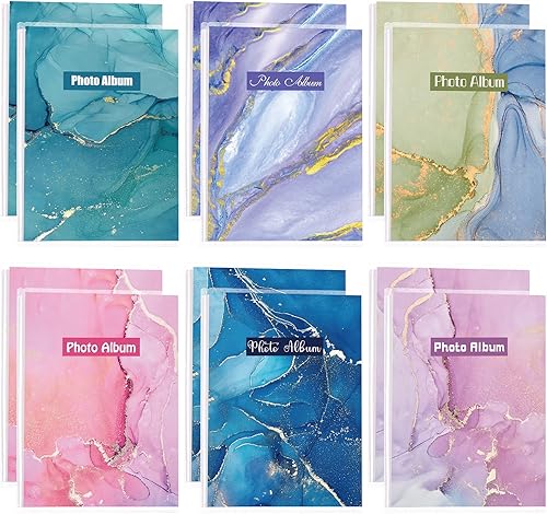 Miniatura 30 de Sinmoe 12 piezas Mini álbum de fotos 4x6 para 36 fotos, pequeño libro de fotos 4x6, libro de imágenes para graduación, boda, aniversarios