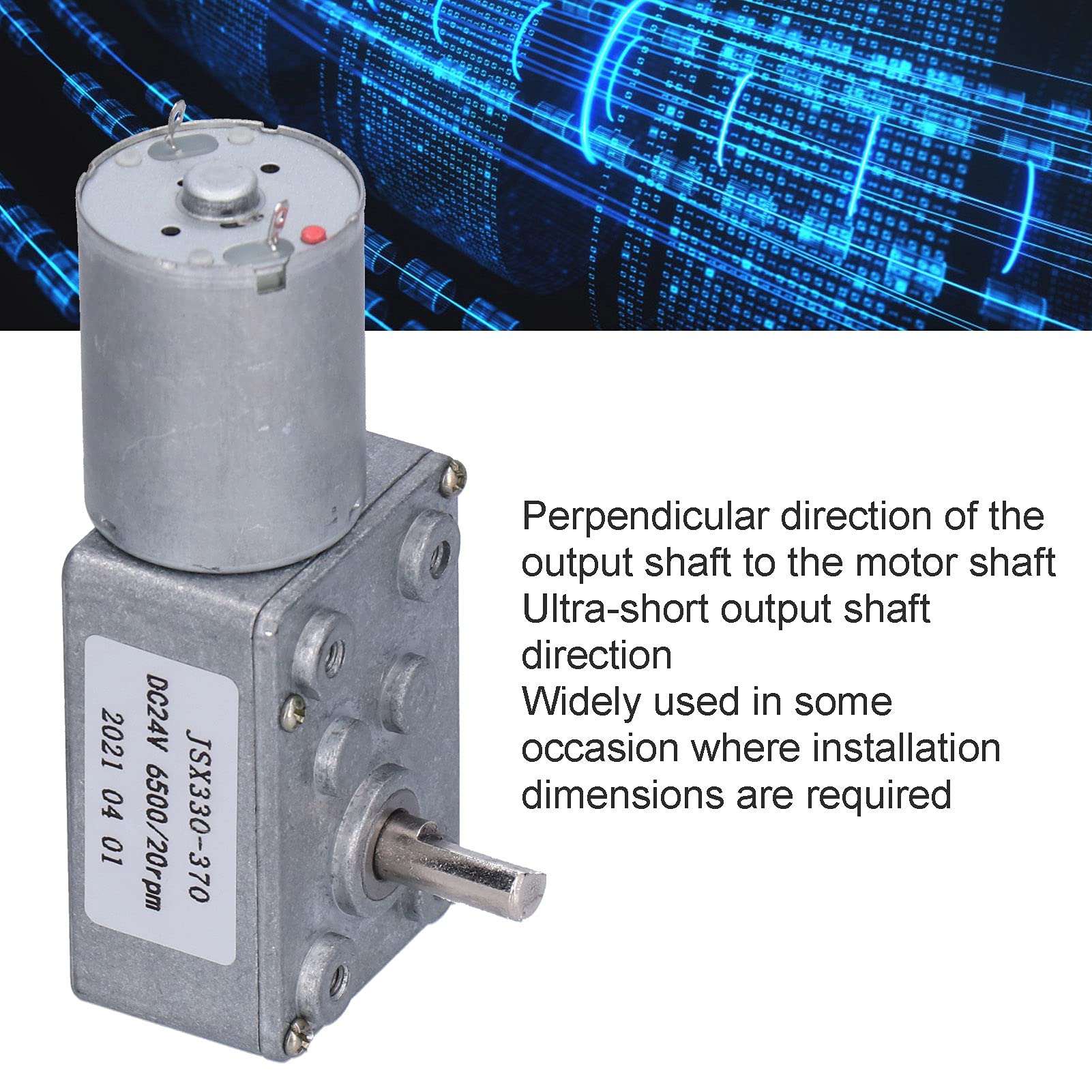 Verrückter Verkauf 90-Grad-Getriebe, DC-Motor Turbo-Turbinenschneckenmotor für Miniaturwinden für Turbinenschneckenmotor