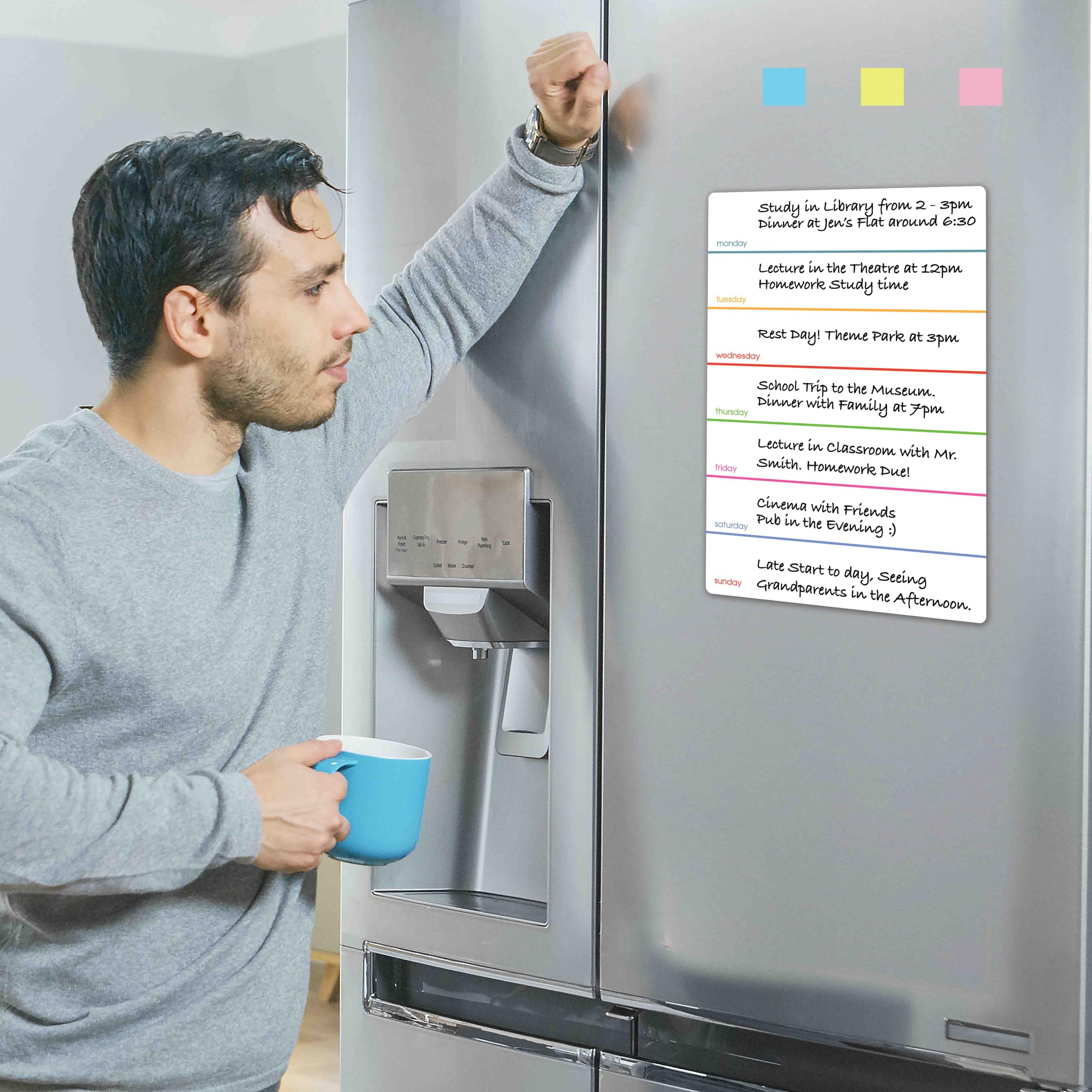 Magnetic Whiteboard For Fridge Tms A3 Monthly Planner Whiteboard