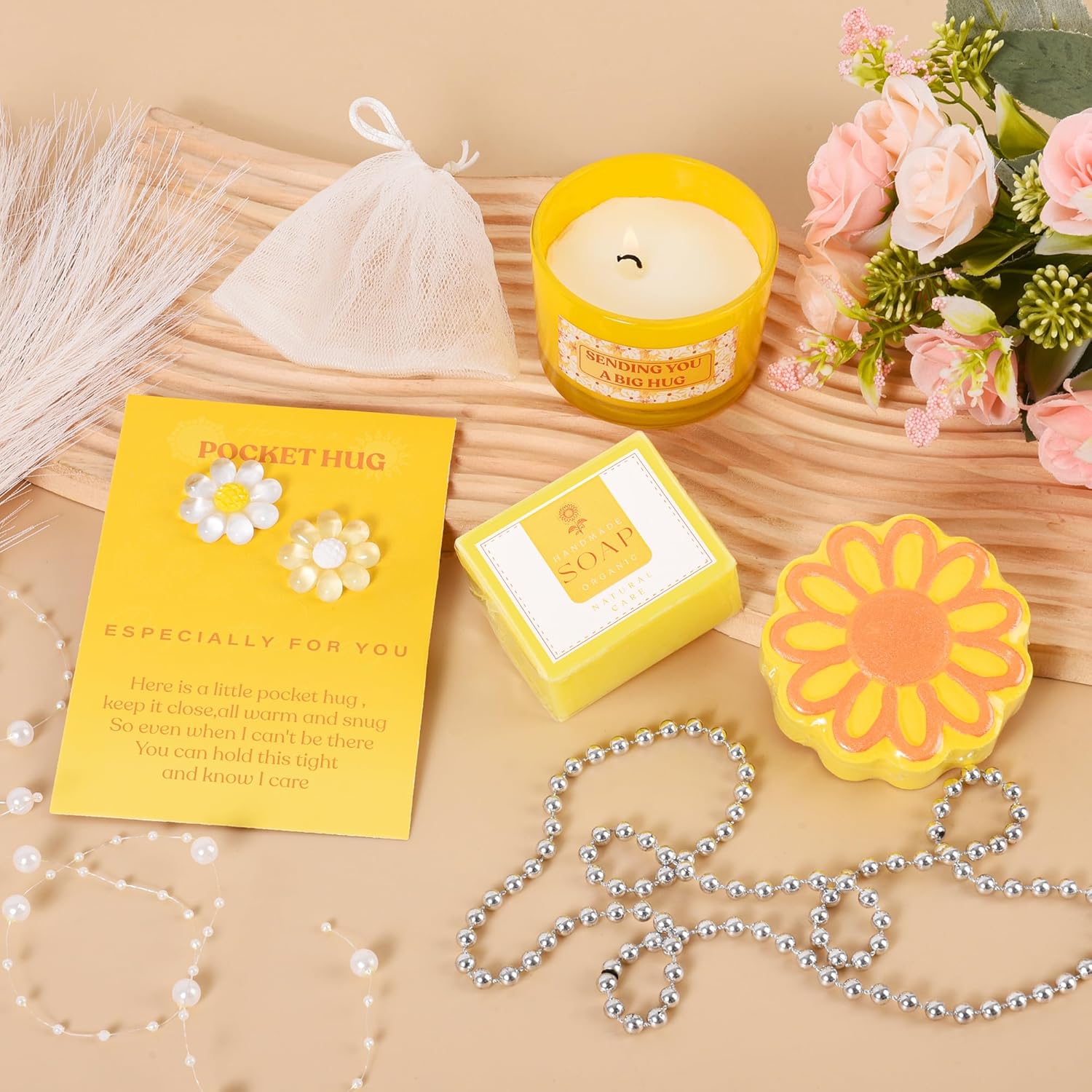 Mothers Day Gifts for Mom,Birthday and Get Well Gifts for Women After Surgery Recovery,Hello Sunshine Gift Box, Themed Gifts Set Get Well Soon Gift Basket