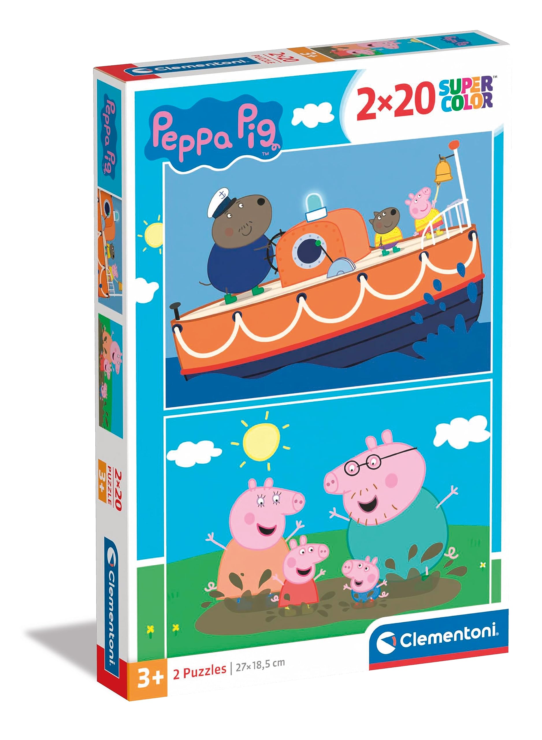 Amazon | Clementoni - 24797 - スーパーカラーパズル - ペッパピッグ