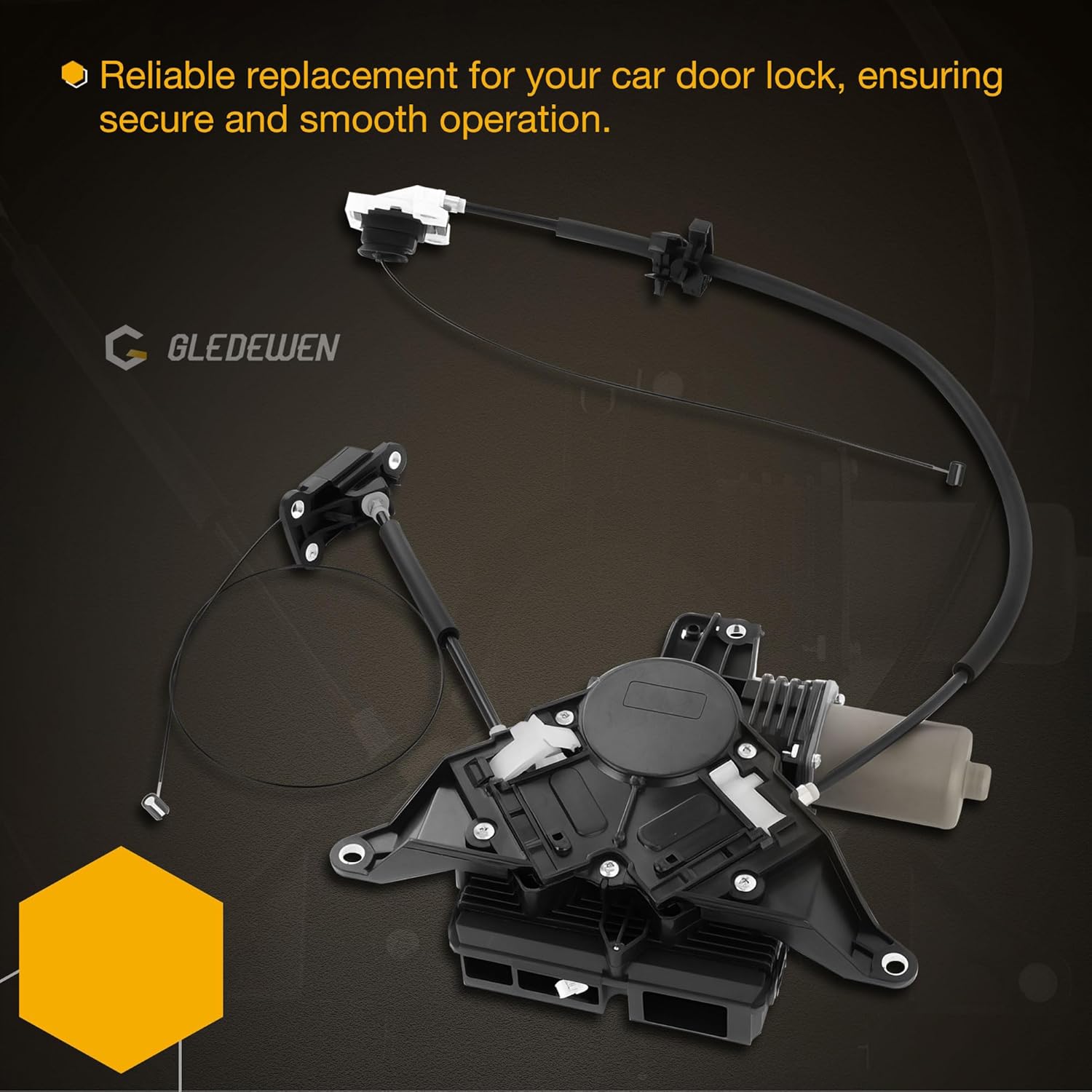 Gledewen 747-302 Power Sliding Door Motor Assembly w/Cable Compatible with 2011-2017 Honda Odyssey 3.5L V6 w/o Chip Replace#72050-TK8-A01 72050-TK8-305 72050-TK8-A11 Left Driver Side