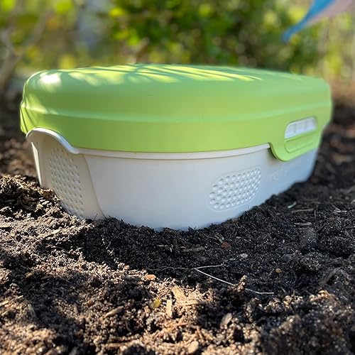 Miniatura 4 de Vego Garden Compostador de gusano en el suelo, contenedor de compostaje para granja al aire libre, 8 galones, sistema de compostaje sin BPA para