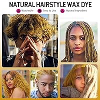 Vista 82 de Pomadas Mofajang de cera para el cabello, 4.23 oz, material de cera para colorear el cabello natural, desechable, arcilla para peinar el cabello