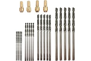 Diamond Drill Bits 1mm 1.5mm 2mm 2.5mm for Glass, Stone and Ceramic...
