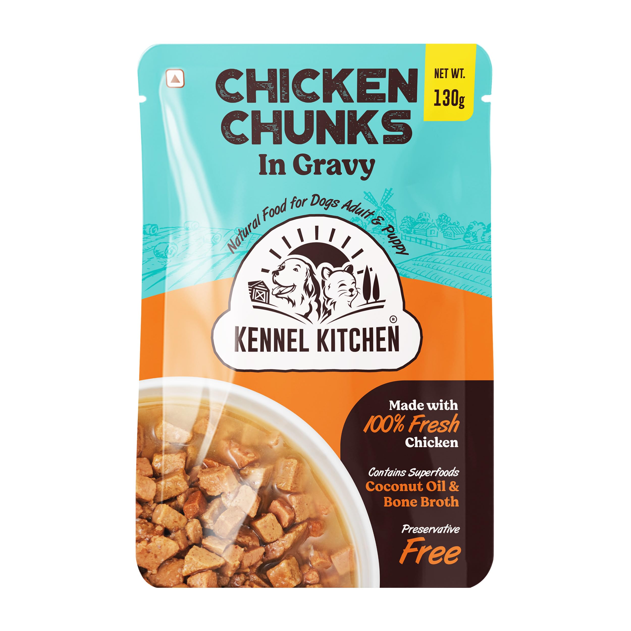 See full amazon price history chart for Kennel Kitchen Chicken Chunks in Gravy, 130g (Pack of 24) | Wet Dog Food for Adult & Puppy | Dog Food Gravy with Regionally Sourced Fresh Chicken | Free from Artificial Colours & Preservatives Kennel Kitchen Chicken Chunks in Gravy, 130g (Pack of 24) | Wet Dog Food for Adult & Puppy | Dog Food Gravy with Regionally Sourced Fresh Chicken | Free from Artificial Colours & Preservatives (B0D78RXGSH) Amazon Price History, Amazon Price Tracker