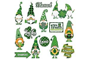 Whaline St. Patrick's Day Door Decorations for Classroom