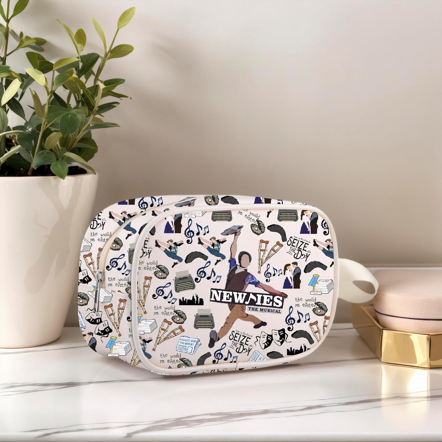 WCGXKO Musical Themed Gift Musical Theatre Zipper Clear Makeup Bag Musical Lover Gift Theatre Merch (NewMusical Cbag) - Image 4