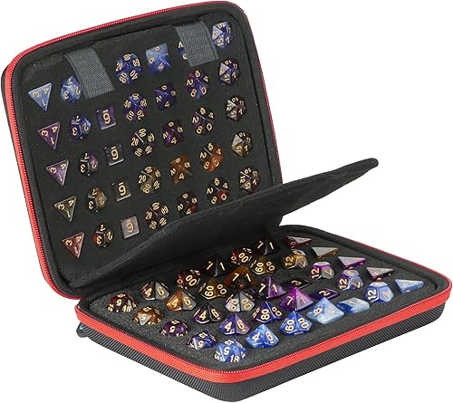 Bavel - Funda para dados DND juego de dados D6 D20 para juegos TTRPG de Calabozos y Dragones Rectángulo