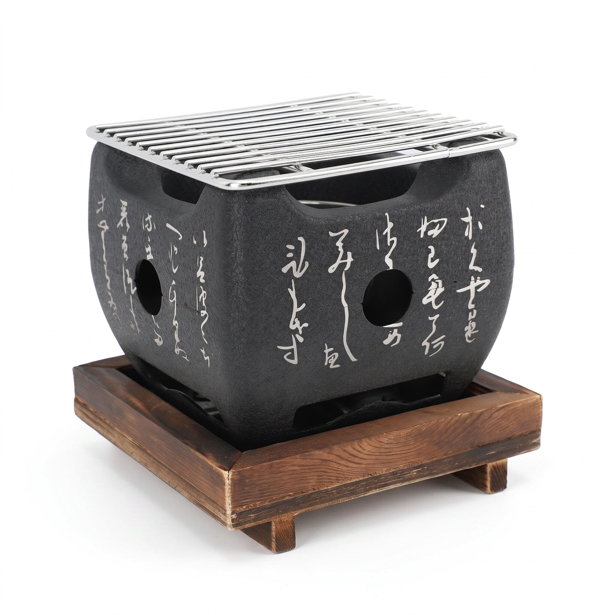 Barbecue japonais charbon portable solution compacte pour petites surfaces