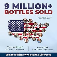 Vista 6 de Complejo de vitamina B con vitamina C y ácido fólico (Folato) - 8 vitaminas B de alta potencia: B1, B2, B3, B5, B6, B7, vitamina B12 + biotina