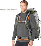 Sac à dos de randonnée Loowoko 50L, sac essentiel de camping imperméable avec housse de pluie, sac à dos léger de 45+5 litres
