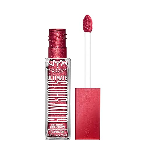 NYX PROFESSIONAL MAKEUP, Ultimate Glow Shots, Liquid Eyeshadow, 12hr wear - RASPBERRY RAVE - Raspbery Rave