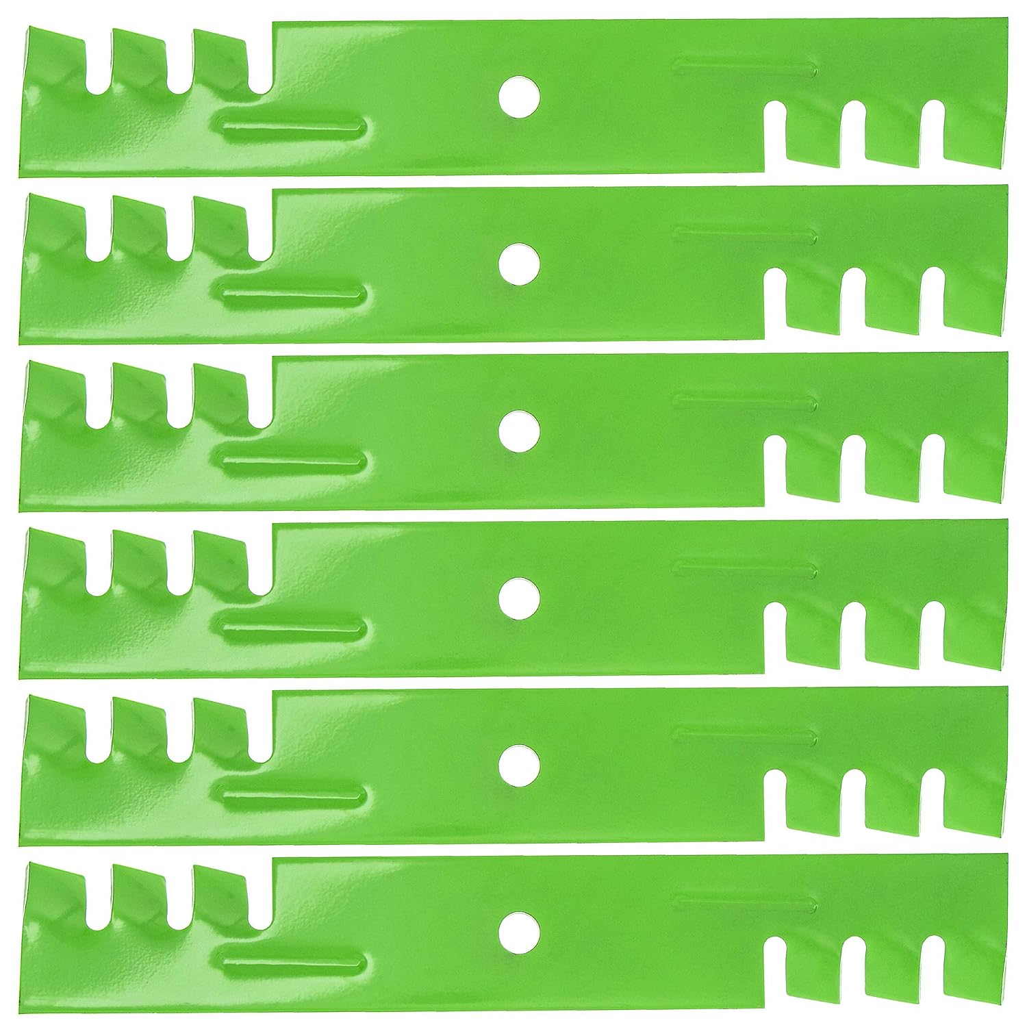 8TEN LawnRAZOR Blade for Ariens Gravely Exmark Apex ZT HD 48 Pro-Turn 148 Lazer Z CT 05244100 103-6581-S Toothed 6 Pack