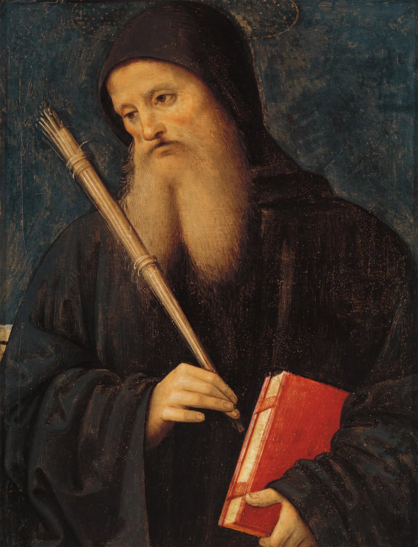 ARTXLXXBN Famous Painting Art Wall Decor Abstract Art Picture St Benedict by Pietro Perugino Animal Pictures for Home Decor 60x90cm