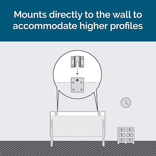 Miniatura 42 de LUCID - Cabecera tapizada de altura media, capitoné de diamantes, acolchado poliéster, altura ajustable 34 a 46 in, fácil montaje compatible