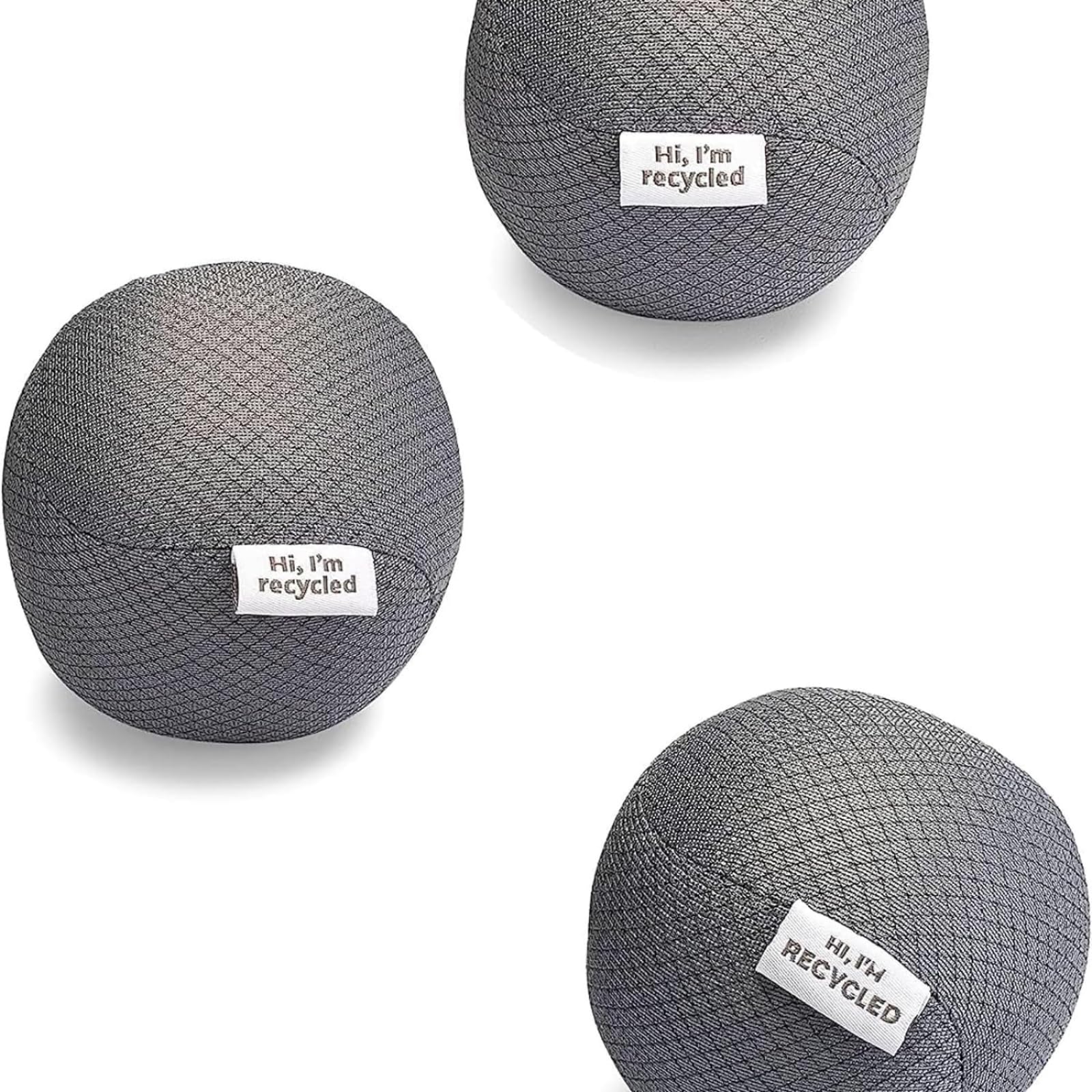 Boule de lavage Full Circle grise adoucissante en lot de 3 pour assouplir le linge